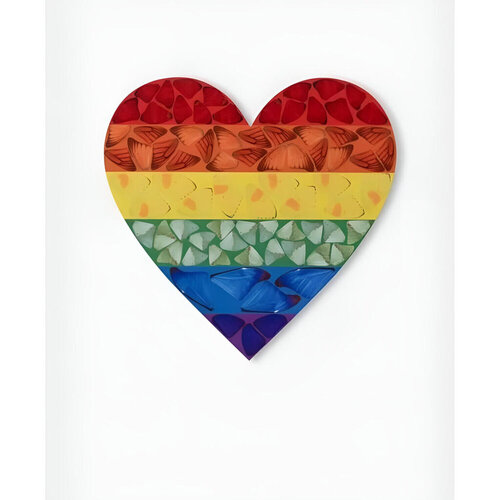 Rainbow Heart (small) by Damien Hirst, Print for Sale on Singulart