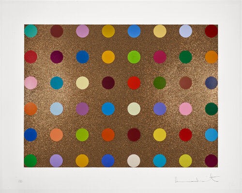 Proctolin (with Bronze Glitter) van Damien Hirst, Afdruk te koop op Singulart