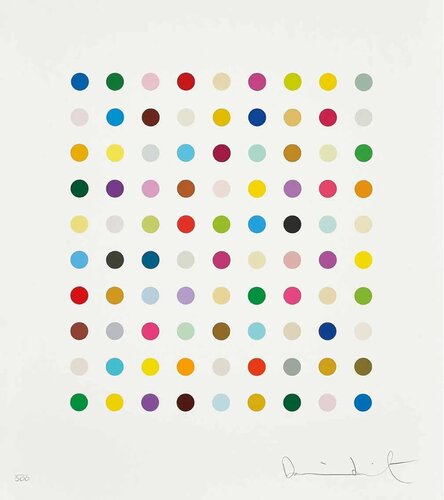 Untitled - spot print B van Damien Hirst, Afdruk te koop op Singulart