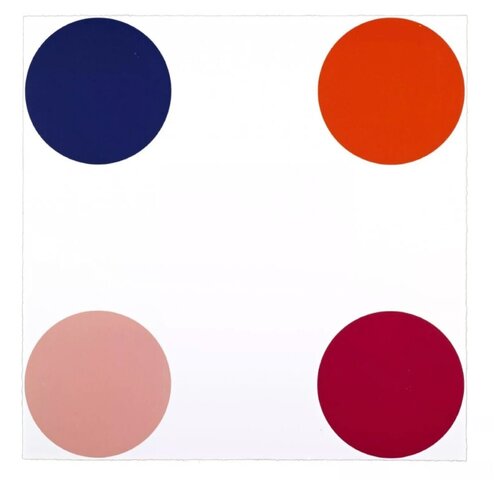 Carbonyl Iron (40 Woodcut Spots) par Damien Hirst, Édition en vente sur Singulart