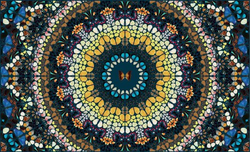 H18-3 Psychedelic from the Kaleidoscopes van Damien Hirst, Afdruk te koop op Singulart