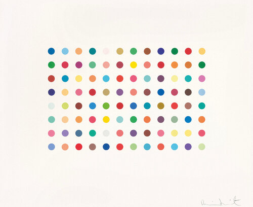 Bromphenol Blue par Damien Hirst, Édition en vente sur Singulart