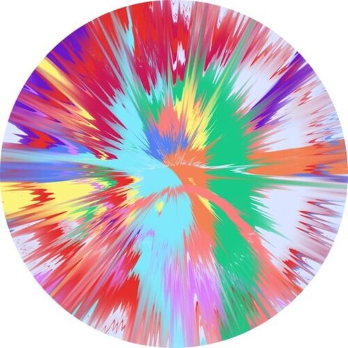Beautiful, Once Stiflingly Active, Soul-Piercing Vapor Painting von Damien Hirst, Malerei kaufen auf Singulart
