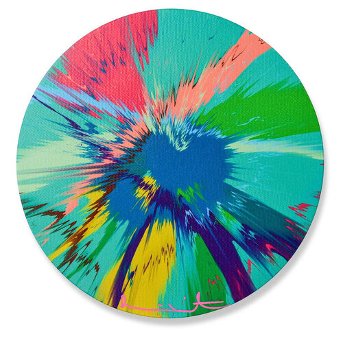 Damien Hirst H12-4 Beautiful Untrammelled Unmelodious Vapor Painting von Damien Hirst, Malerei kaufen auf Singulart