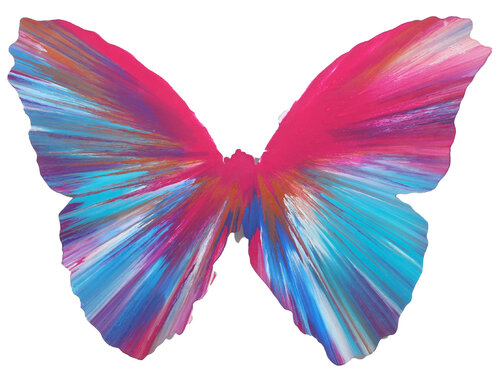 Butterfly Spin Painting di Damien Hirst, Pittura in vendita su Singulart