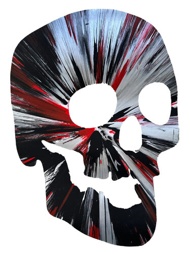 Skull Spin Painting de Damien Hirst, Obra en papel a la venta en Singulart