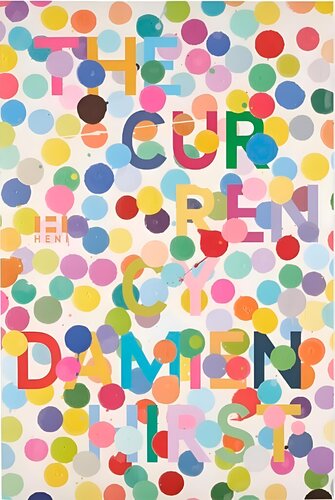 Damien Hirst - The Currency - Purple di Damien Hirst, Stampa in vendita su Singulart