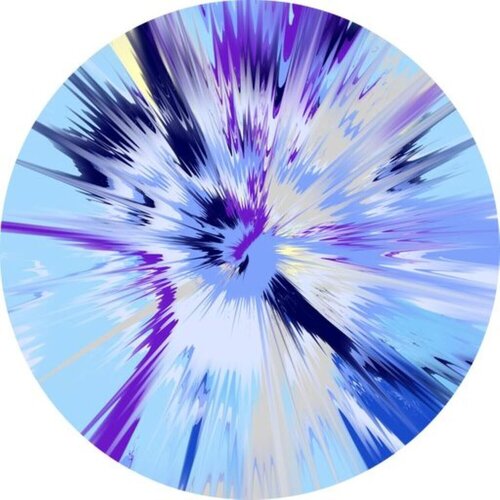 Beautiful, Perfectly Indifferent, Though Quite Meekly Seething, Really Friendly, Clear But Bewildering Vapor Painting von Damien Hirst, Malerei kaufen auf Singulart