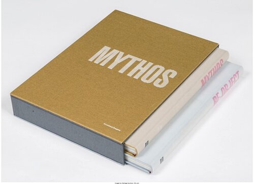 Damien Hirst -  Jeff Koons - Matthew Barney - Gerhard Merz - Douglas Gordon - Mythos/Re-Objects, hand signed by each these five (5) artists. par Damien Hirst, Édition en vente sur Singulart