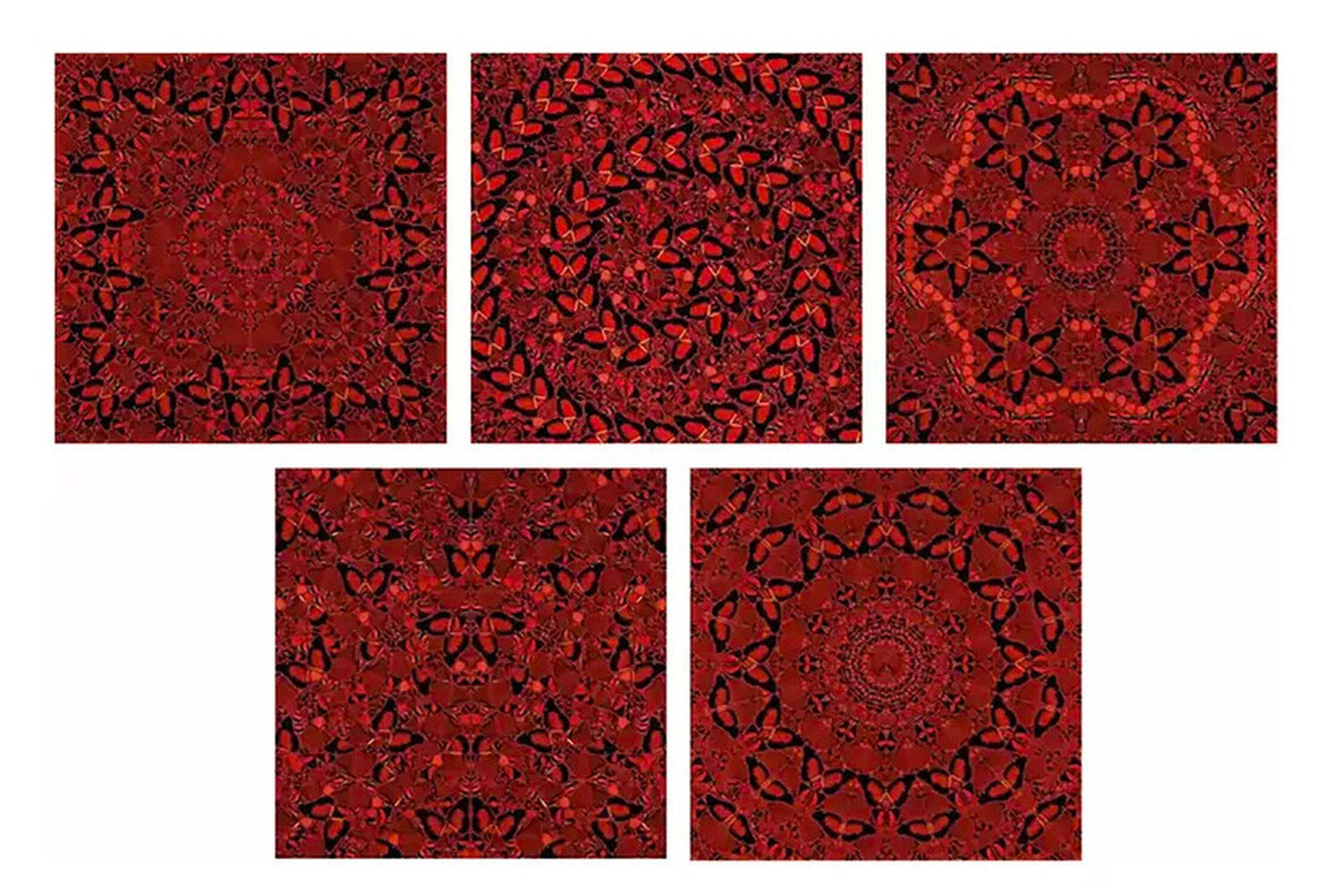 Empresses x 5 Complete Set Damien Hirst Édition à vendre