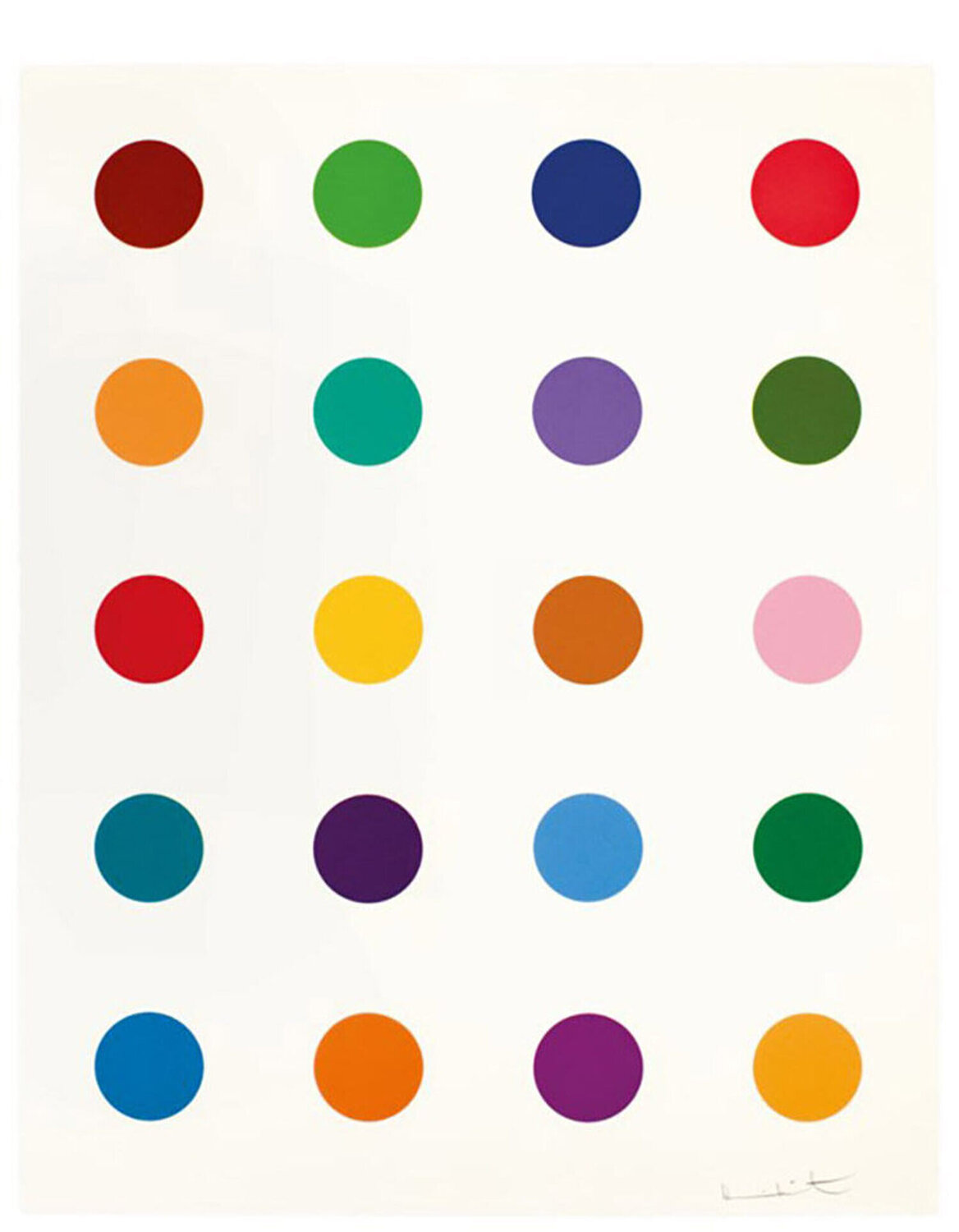 Ala-Met from 40 Woodcut Spots Damien Hirst Druck zu verkaufen