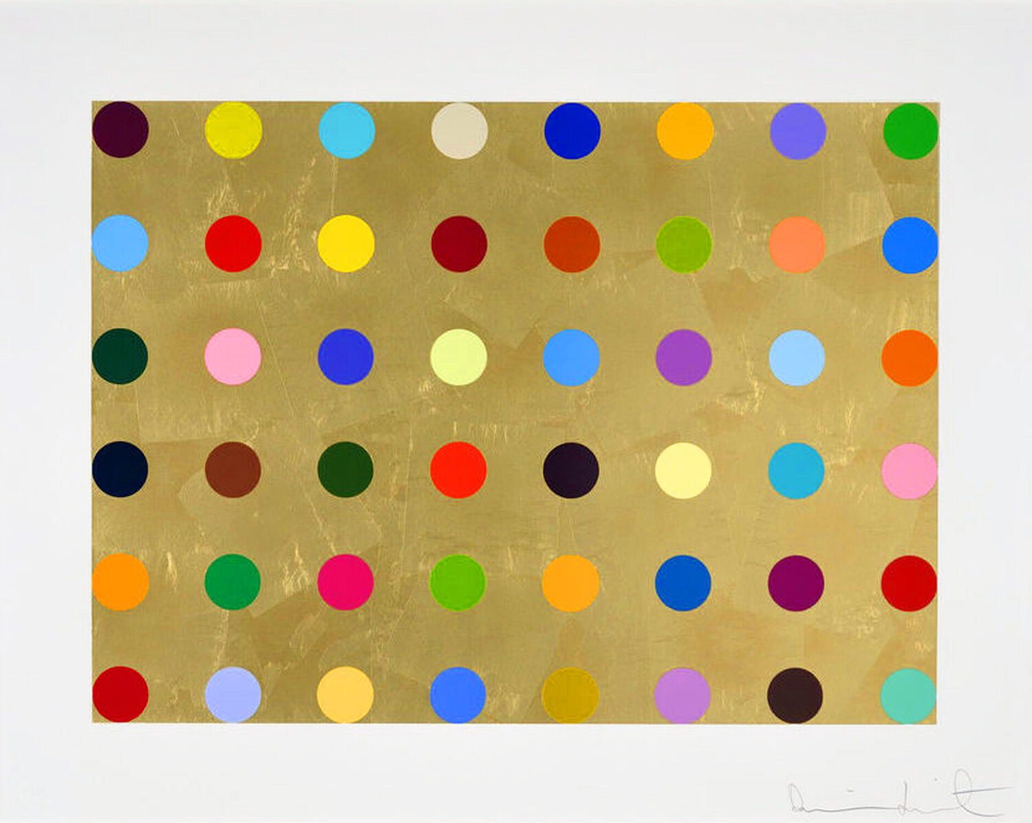Gold Thioglucose Damien Hirst Stampa in vendita
