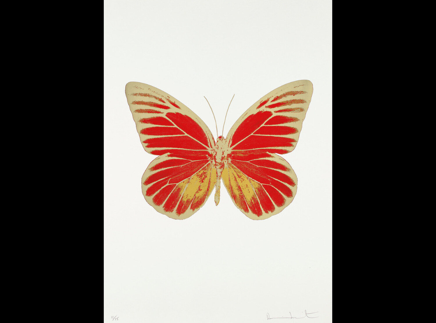The Souls IV: Chilli Red-Oriental Gold Damien Hirst Druck zu verkaufen