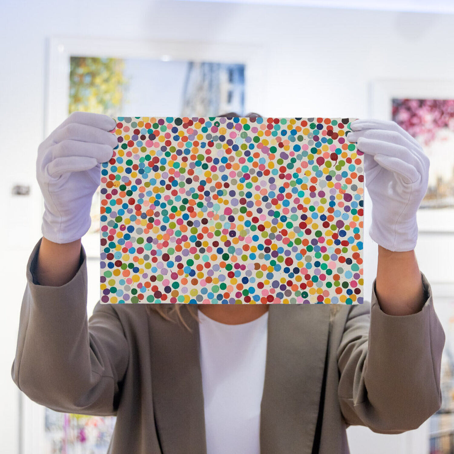 6,963. Say All The Time (from The Currency) Damien Hirst Originalgemälde zu verkaufen