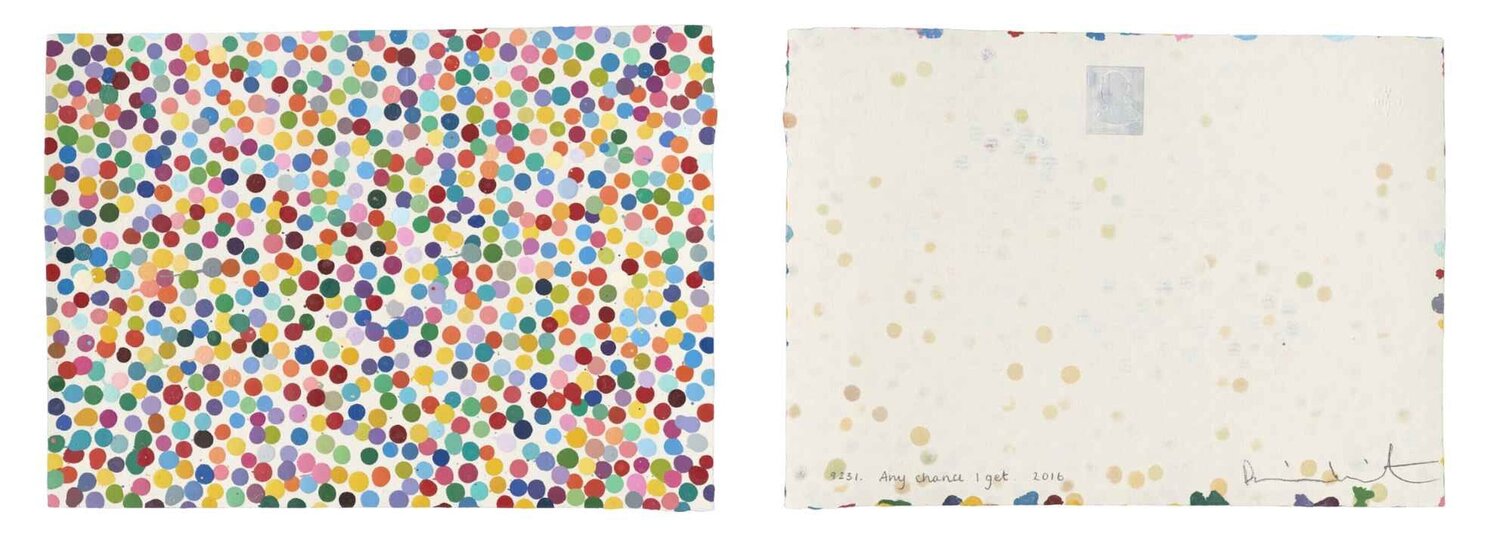 The Currency - Any Chance I Can Get Damien Hirst Originalgemälde zu verkaufen