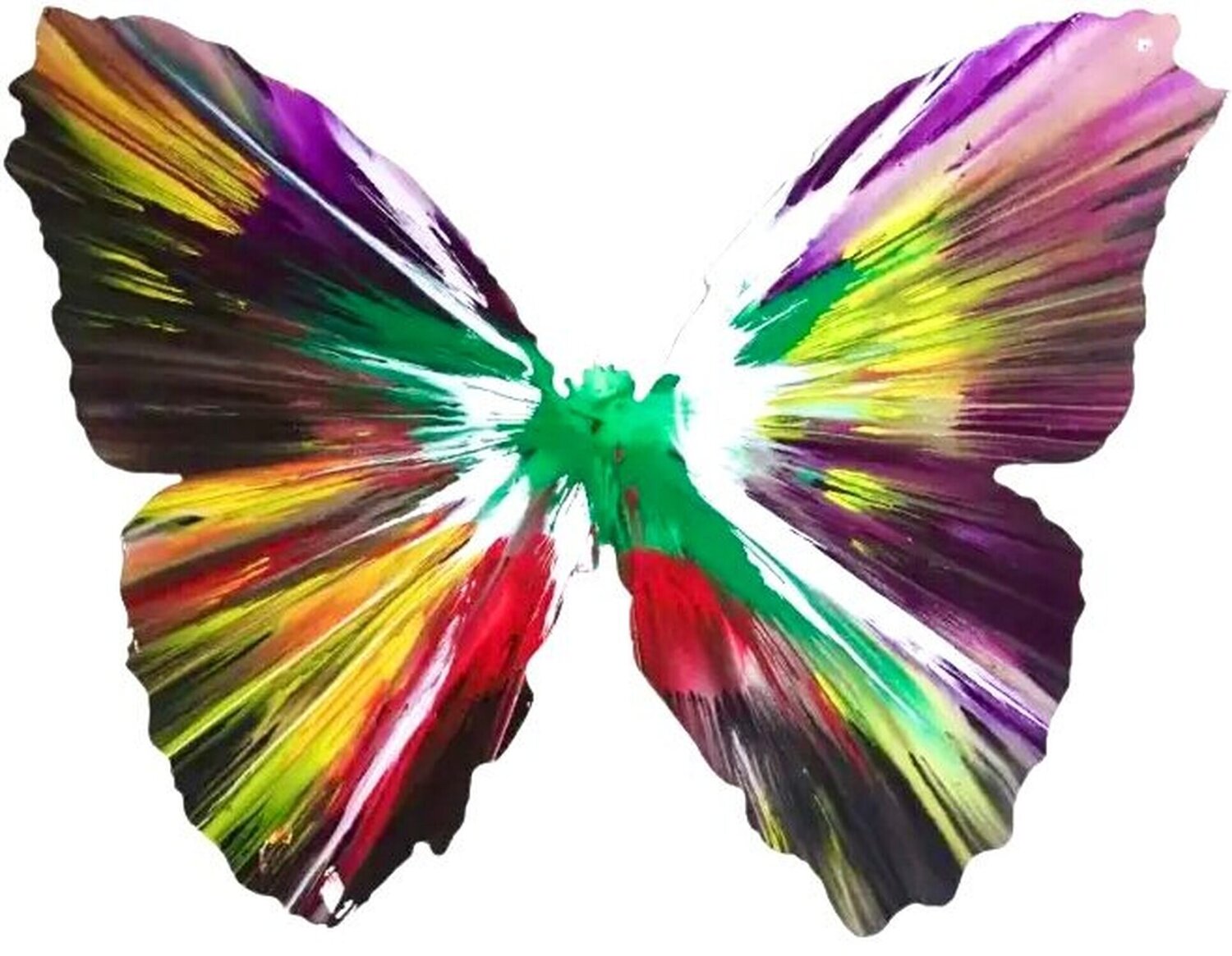 Butterfly Spin Painting Damien Hirst Dipinto originale in vendita
