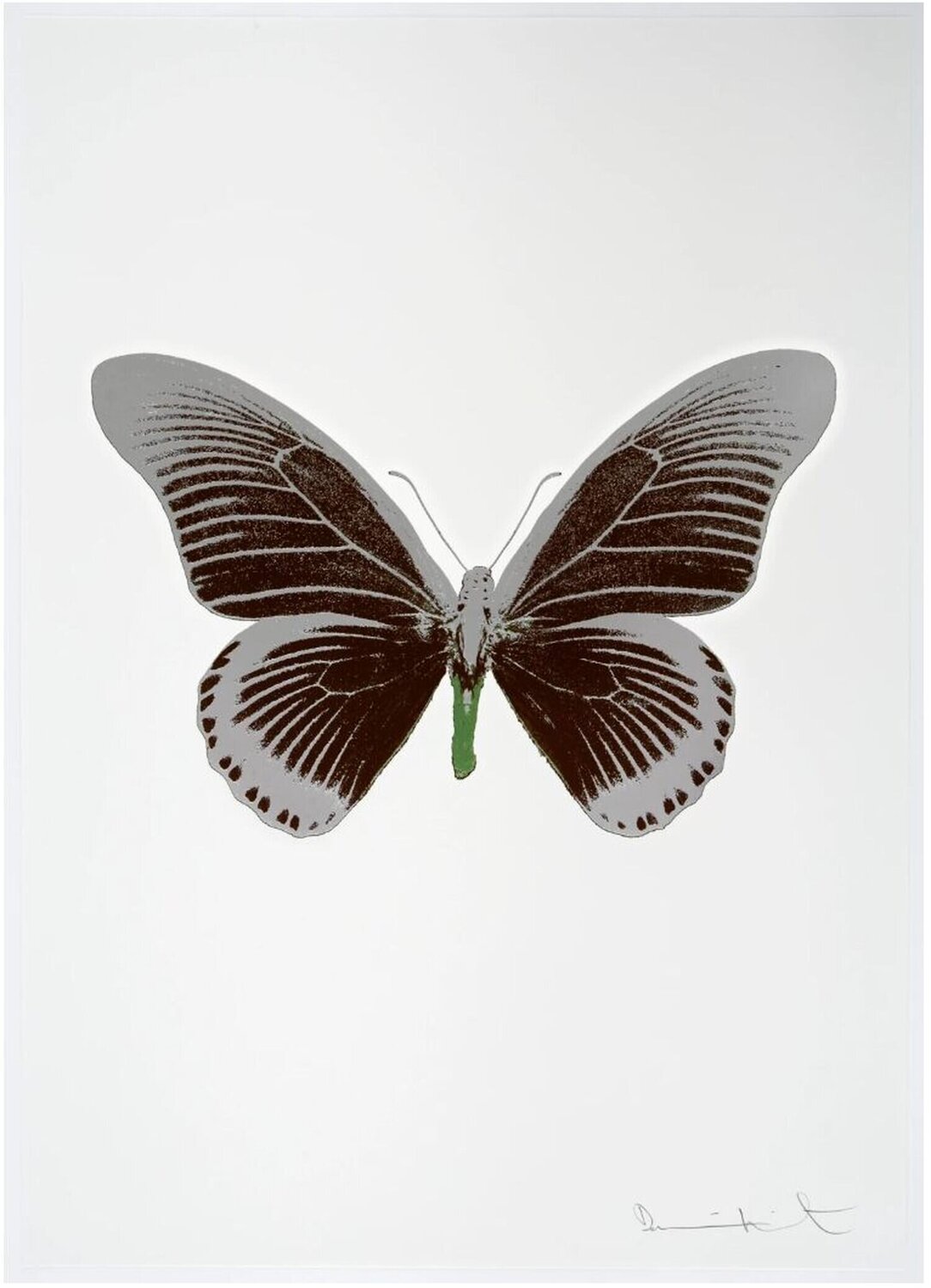 The Souls IV - Chocolate/Silver/Gloss/Leaf Green Damien Hirst Stampa in vendita