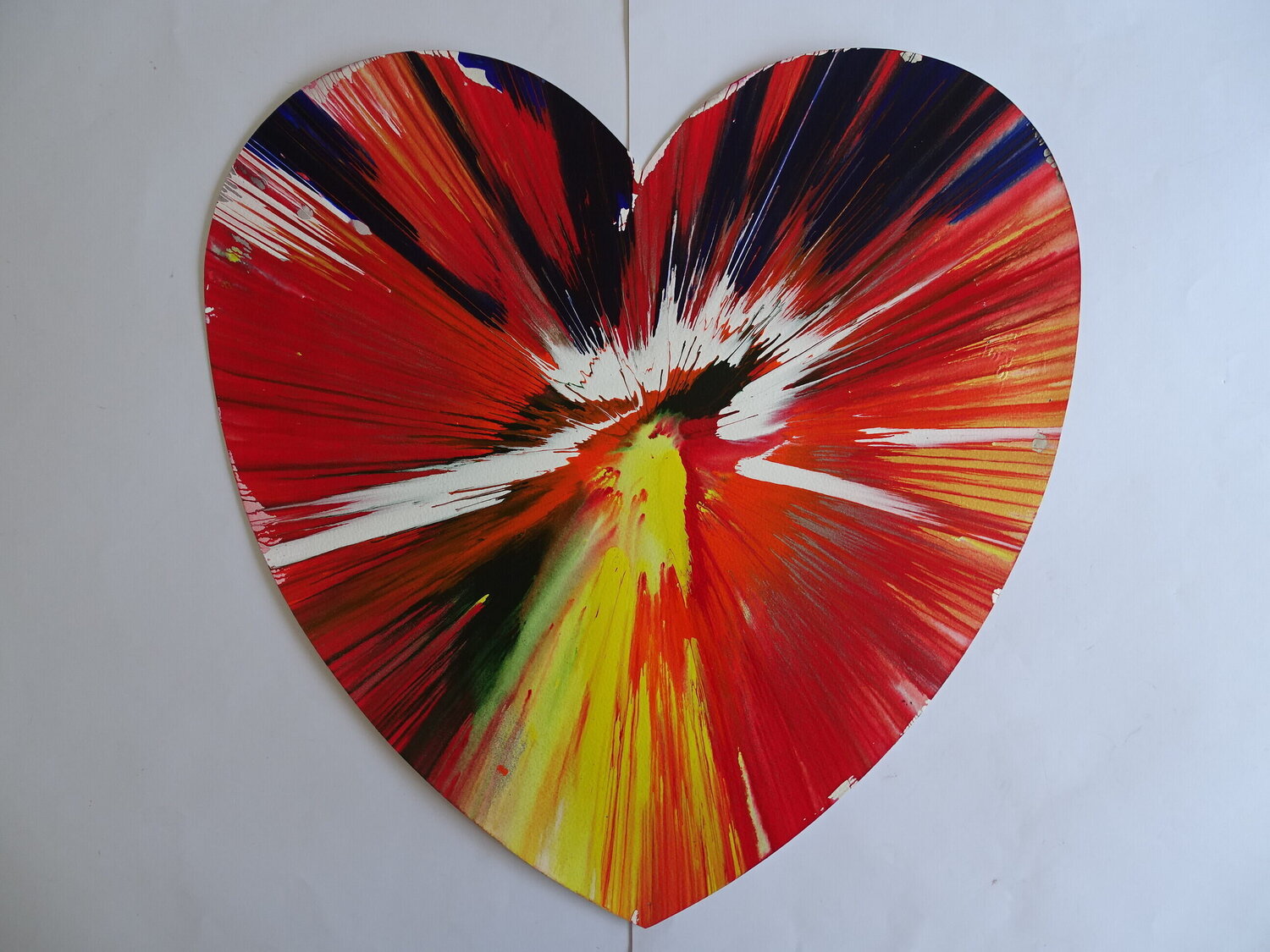 Spin painting Damien Hirst Opera su carta in vendita