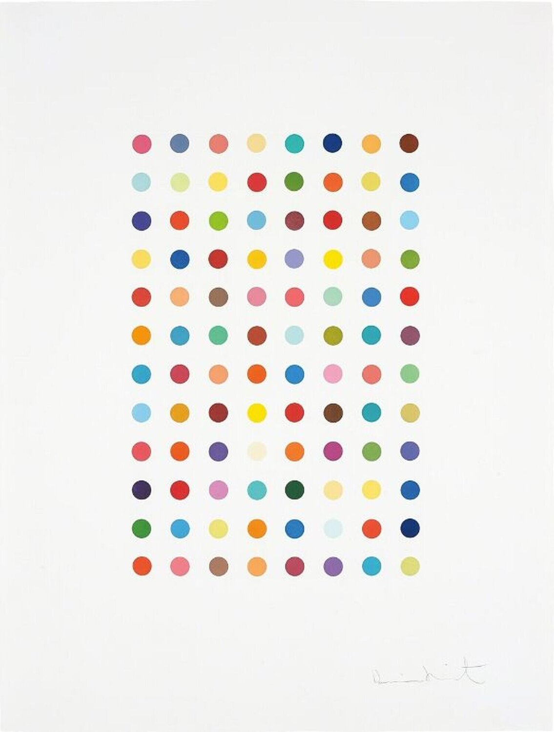 Xylene Cyanol Dye Solution Damien Hirst Druck zu verkaufen