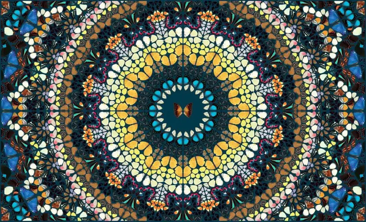 H18-3 Psychedelic (The Kaleidoscopes) Damien Hirst Afdruk te koop