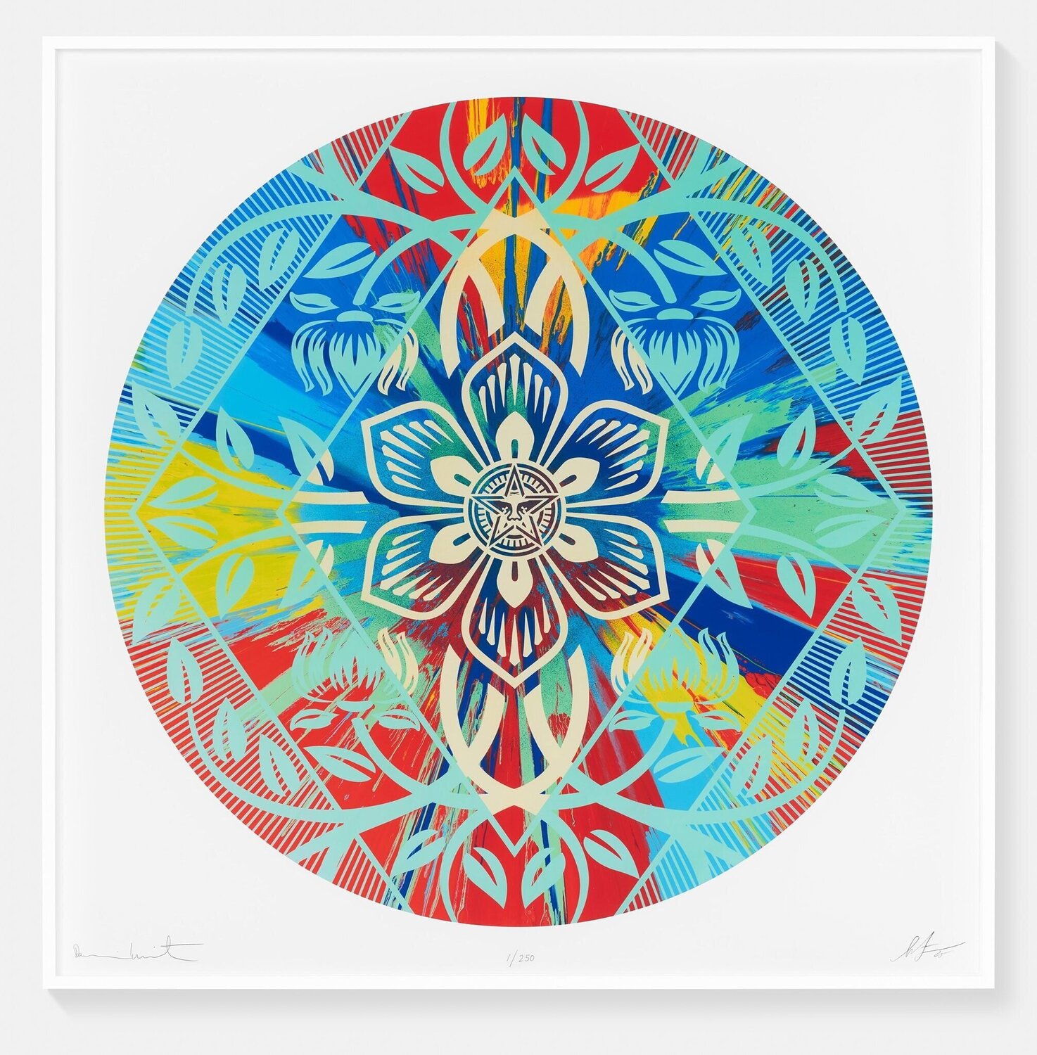 Beautiful Flower Diamond Spin  Damien Hirst Druck zu verkaufen