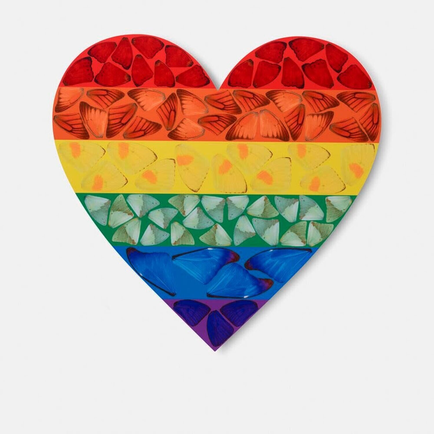 Butterfly Heart (Large) Damien Hirst Afdruk te koop