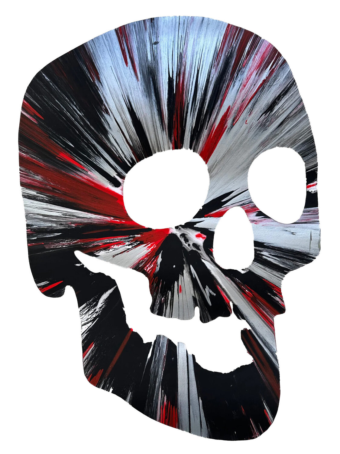 Skull Spin Painting Damien Hirst Werk op papier te koop