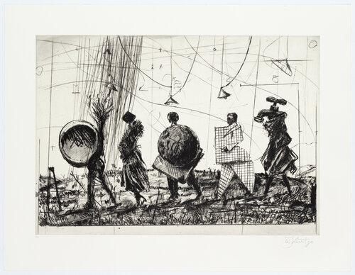 Procession I van William Kentridge, Afdruk te koop op Singulart