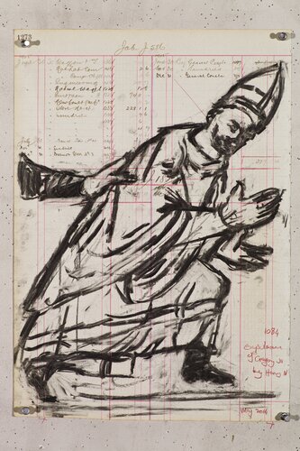 Pope Gregory VII Deposed van William Kentridge, Werk op papier te koop op Singulart