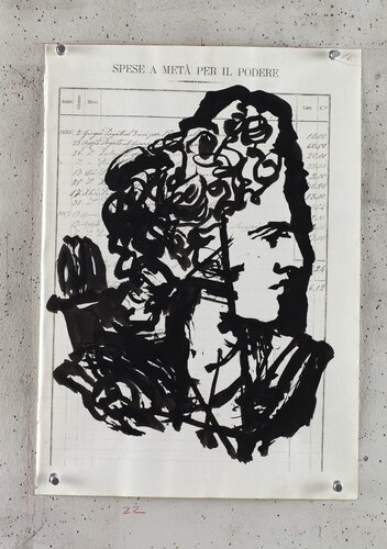 Triumphs & Laments Procession Silhouette 25 van William Kentridge, Werk op papier te koop op Singulart