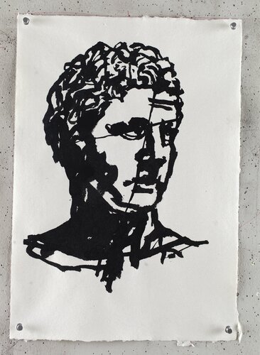 Triumphs & Laments Procession Silhouette 23 van William Kentridge, Werk op papier te koop op Singulart
