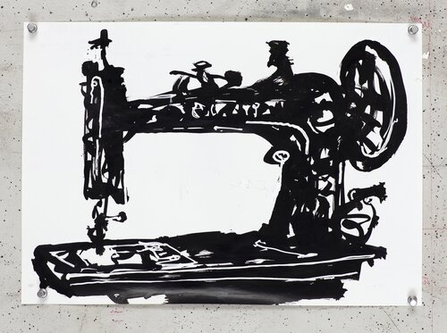 Triumphs and Laments Procession Silhouette 8 van William Kentridge, Werk op papier te koop op Singulart