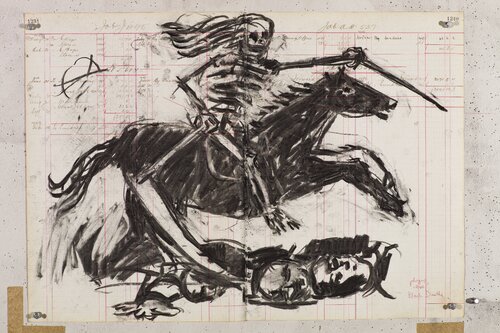 The Triumph of Death van William Kentridge, Werk op papier te koop op Singulart