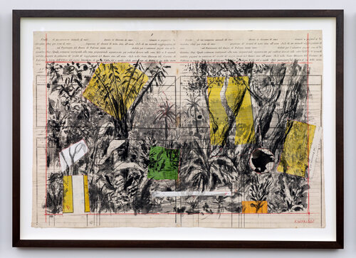 Chiesa di San Francesco Saverio, Palermo Cash Book Drawing IV van William Kentridge, Werk op papier te koop op Singulart