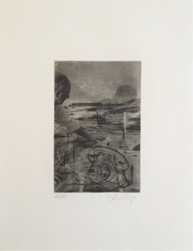 Receiver van William Kentridge, Afdruk te koop op Singulart