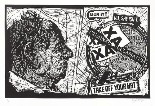 Take Off Your Hat van William Kentridge, Afdruk te koop op Singulart