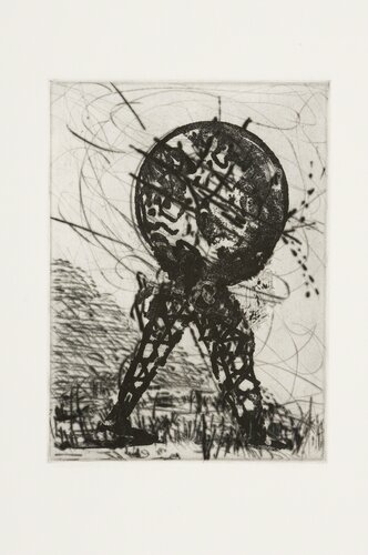 L’Inesorabile Avanzata, Globe van William Kentridge, Afdruk te koop op Singulart