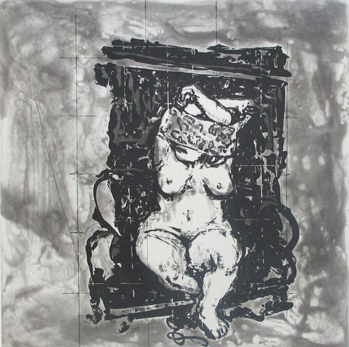 West Coast Series (Set of 5 Prints), Black Chair van William Kentridge, Afdruk te koop op Singulart
