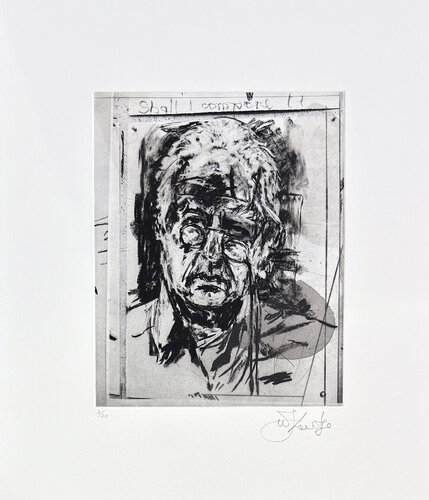 Studio Self-Portrait IV (Shall I Compare) van William Kentridge, Afdruk te koop op Singulart