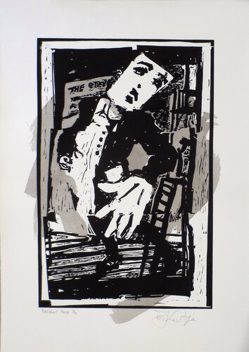 Countess Geschwitz (Dancing Puppet with Mask from Lulu) van William Kentridge, Afdruk te koop op Singulart