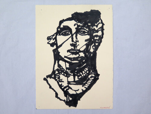 Triumphs & Laments Procession Silhouette 24 van William Kentridge, Werk op papier te koop op Singulart