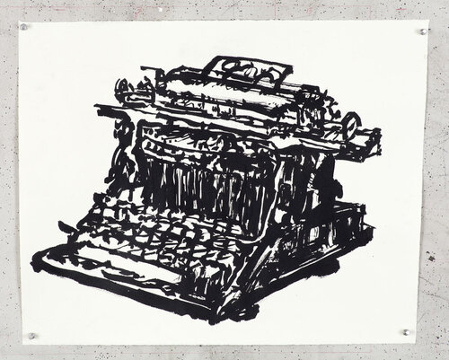 Triumphs & Laments Procession Silhouette 19 van William Kentridge, Werk op papier te koop op Singulart