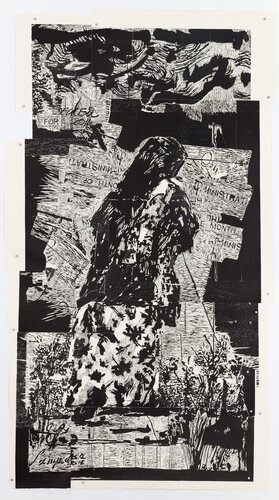 Lampedusa from Triumphs and Laments Woodcuts van William Kentridge, Afdruk te koop op Singulart