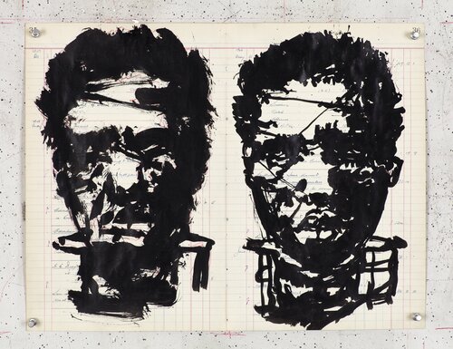 Triumphs and Laments Procession Silhouette 6 van William Kentridge, Werk op papier te koop op Singulart