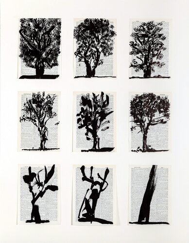 Universal Archive (Nine Trees) van William Kentridge, Afdruk te koop op Singulart