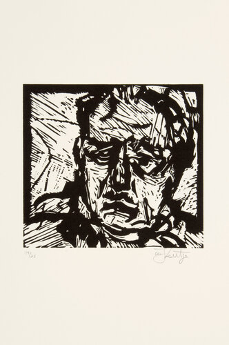 Linocut Series: Self-Portrait van William Kentridge, Afdruk te koop op Singulart