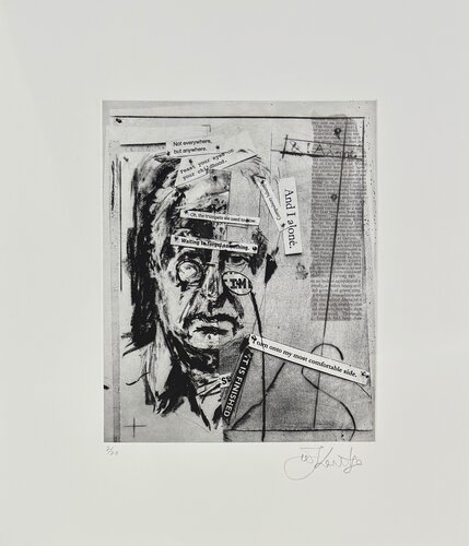 Studio Self-Portrait II (And I Alone) van William Kentridge, Afdruk te koop op Singulart