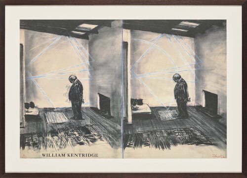 William Kentridge, Goodman Gallery, Johannesburg, October 1999, exhibition poster van William Kentridge, Afdruk te koop op Singulart