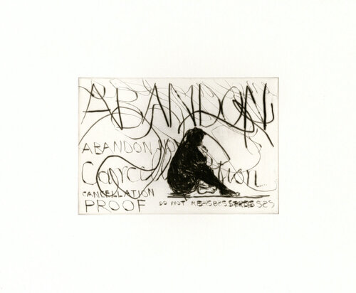Abandon van William Kentridge, Werk op papier te koop op Singulart