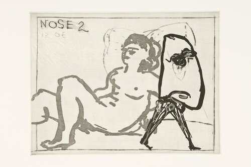Nose 2 van William Kentridge, Afdruk te koop op Singulart